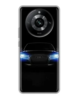 Чохол для Realme 11 з картинкою «Audi в неоні»