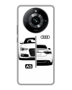 Чохол для Realme 11 з картинкою «Audi — контрастний дизайн»