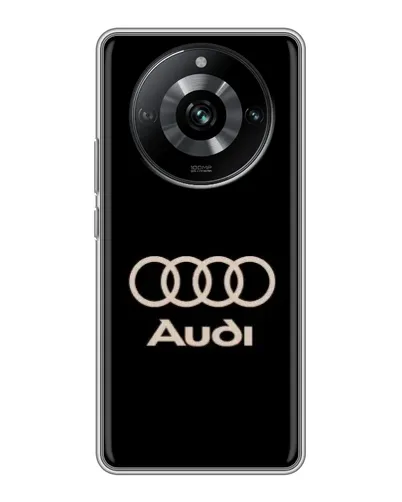 Чохол для Realme 11 з картинкою «Audi — золотий логотип»