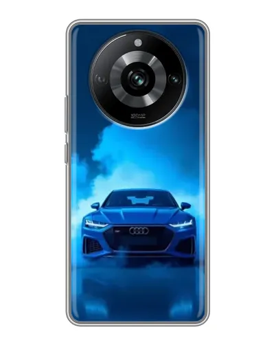 Чохол для Realme 11 з картинкою «Audi — блакитна енергія»