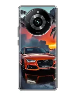 Чохол для Realme 11 з картинкою «Audi — захід сонця»