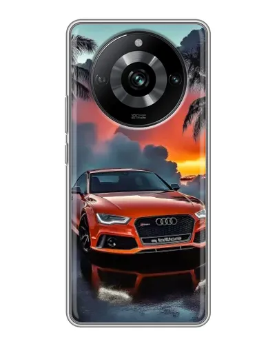 Чохол для Realme 11 з картинкою «Audi — захід сонця»