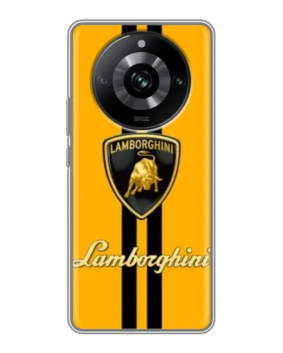 Чохол для Realme 11 з картинкою «Lamborghini Stripe жовтий» Чохол для Realme 11 з картинкою «Lamborghini Stripe жовтий»