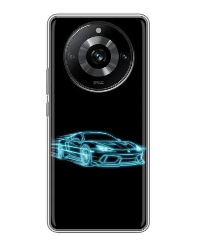 Чохол для Realme 11 з картинкою «Неоновий контур Lamborghini» Чохол для Realme 11 з картинкою «Неоновий контур Lamborghini»