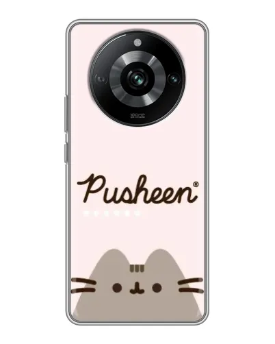 Чехол для Realme 11 с картинкой «Pusheen логотип» Чехол для Realme 11 с картинкой «Pusheen логотип»
