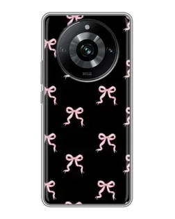 Чехол для Realme 11 с картинкой «Бант-цветок»