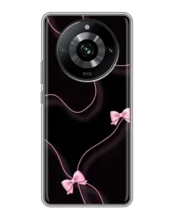 Чехол для Realme 11 с картинкой «Розовые ленты»
