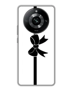 Чехол для Realme 11 с картинкой «Вертикальный бант»