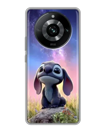 Чехол для Realme 11 с картинкой «Стич на рассвете» Чехол для Realme 11 с картинкой «Стич на рассвете»