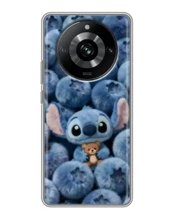 Чехол для Realme 11 с картинкой «Стич и голубика» Чехол для Realme 11 с картинкой «Стич и голубика»