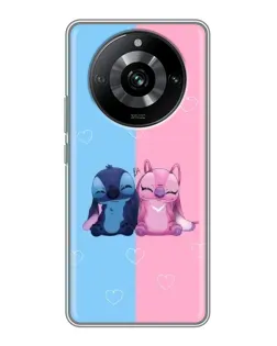 Чехол для Realme 11 с картинкой «Stitch и Angel Love» Чехол для Realme 11 с картинкой «Stitch и Angel Love»
