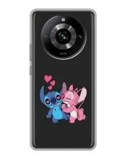 Чехол для Realme 11 с картинкой «Анжел целует Стича» Чехол для Realme 11 с картинкой «Анжел целует Стича»