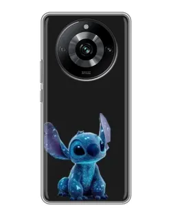 Чехол для Realme 11 с картинкой «Стич на черном» Чехол для Realme 11 с картинкой «Стич на черном»