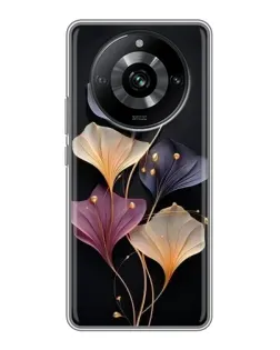 Чехол для Realme 11 с картинкой «Лиловые цветы грации»