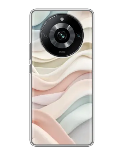 Чехол для Realme 11 с картинкой «Пастельные нежные волны»