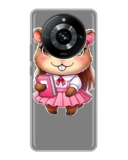 Чохол для Realme 11 з картинкою «Дівчинка капібара» Чохол для Realme 11 з картинкою «Дівчинка капібара»
