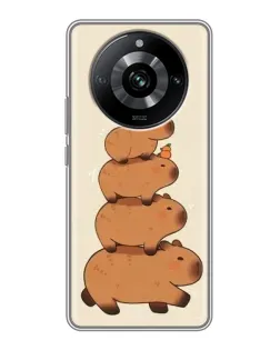 Чохол для Realme 11 з картинкою «Вежа з капібар» Чохол для Realme 11 з картинкою «Вежа з капібар»