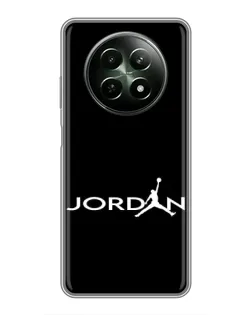 Чехол для Realme 12 5G с картинкой «Jordan White Logo»