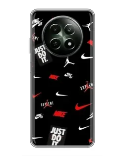 Чехол для Realme 12 5G с картинкой «Nike Mix Pattern»