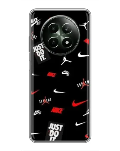 Чехол для Realme 12 5G с картинкой «Nike Mix Pattern»