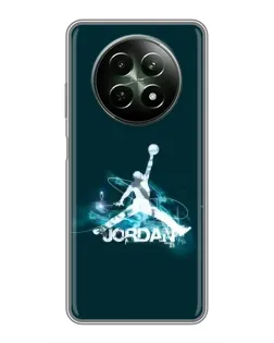 Чехол для Realme 12 5G с картинкой «Jordan Blue Fire»