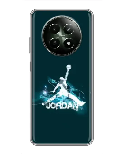 Чехол для Realme 12 5G с картинкой «Jordan Blue Fire»