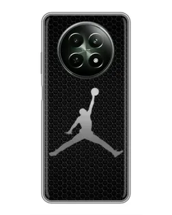 Чехол для Realme 12 5G с картинкой «Jordan Dark Carbon»