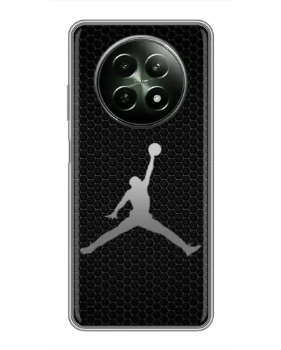 Чехол для Realme 12 5G с картинкой «Jordan Dark Carbon»
