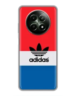 Чехол для Realme 12 5G с картинкой «Ретро блоки Adidas»