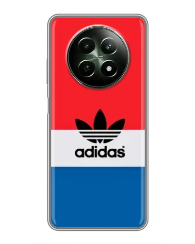 Чехол для Realme 12 5G с картинкой «Ретро блоки Adidas»