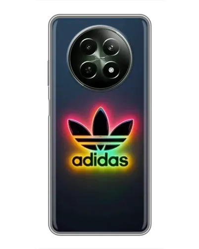 Чехол для Realme 12 5G с картинкой «Неоновый Adidas»