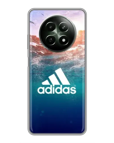 Чехол для Realme 12 5G с картинкой «Океанская глубина адидас»