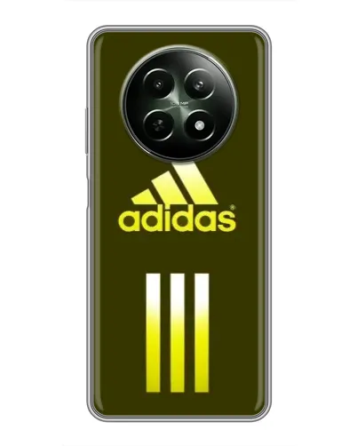 Чехол для Realme 12 5G с картинкой «Оливковый градиент Adidas»