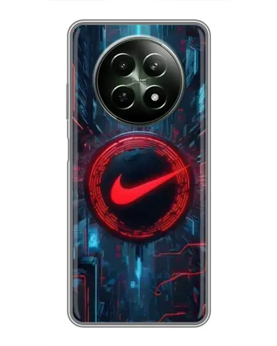 Чехол для Realme 12 5G с картинкой «Техногенный стиль Nike» Чехол для Realme 12 5G с картинкой «Техногенный стиль Nike»