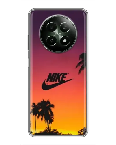 Чехол для Realme 12 5G с картинкой «Nike на закате солнца» Чехол для Realme 12 5G с картинкой «Nike на закате солнца»