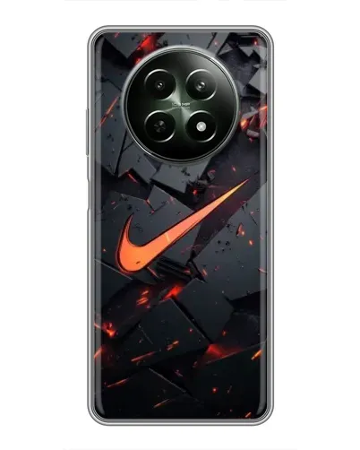 Чехол для Realme 12 5G с картинкой «Nike — эффект разломов» Чехол для Realme 12 5G с картинкой «Nike — эффект разломов»