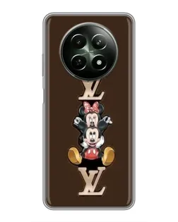 Чехол для Realme 12 5G с картинкой «LV и Микки Маус»