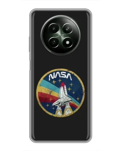 Чехол для Realme 12 5G с картинкой «NASA — эмблема миссии» Чехол для Realme 12 5G с картинкой «NASA — эмблема миссии»