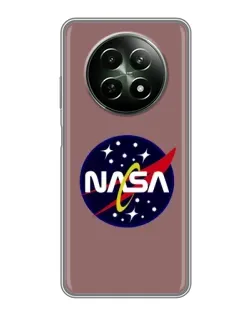 Чехол для Realme 12 5G с картинкой «NASA — ретро космос»