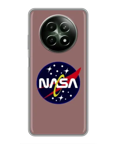 Чехол для Realme 12 5G с картинкой «NASA — ретро космос» Чехол для Realme 12 5G с картинкой «NASA — ретро космос»
