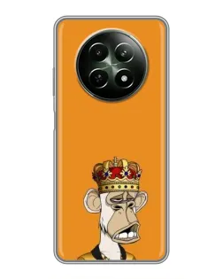 Чехол для Realme 12 5G с картинкой «Золотая обезьяна Bored Ape»