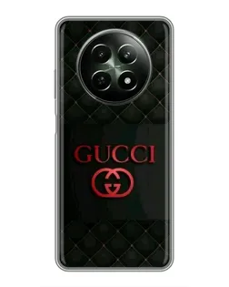 Чехол для Realme 12 5G с картинкой «Gucci — стеганый черный»