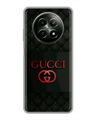 Чехол для Realme 12 5G с картинкой «Gucci — стеганый черный» Чехол для Realme 12 5G с картинкой «Gucci — стеганый черный»