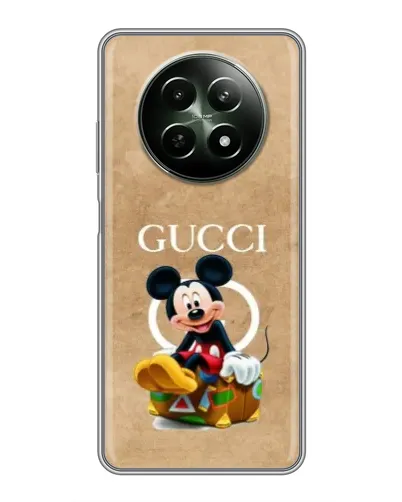 Чехол для Realme 12 5G с картинкой «Микки Маус Gucci — крафт» Чехол для Realme 12 5G с картинкой «Микки Маус Gucci — крафт»