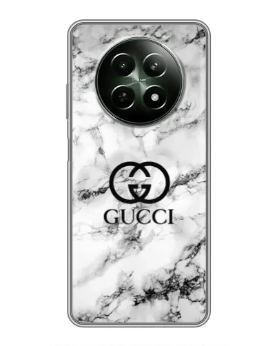 Чехол для Realme 12 5G с картинкой «Gucci — мраморный шик» Чехол для Realme 12 5G с картинкой «Gucci — мраморный шик»