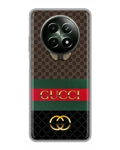 Чехол для Realme 12 5G с картинкой «Gucci — брендированный десерт» Чехол для Realme 12 5G с картинкой «Gucci — брендированный десерт»