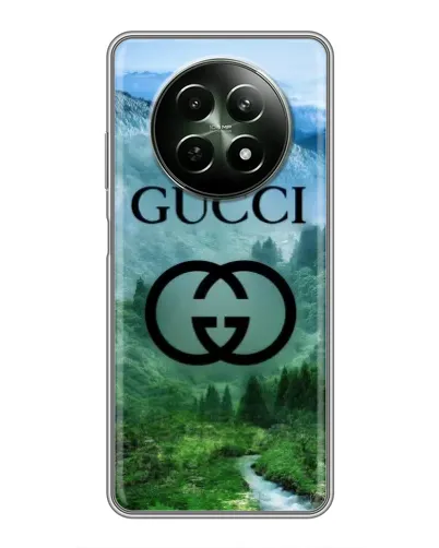 Чехол для Realme 12 5G с картинкой «Gucci — горный пейзаж» Чехол для Realme 12 5G с картинкой «Gucci — горный пейзаж»