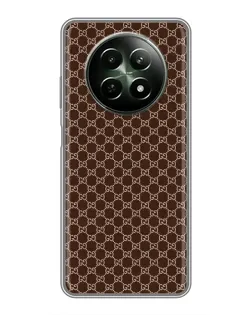 Чохол для Realme 12 5G з картинкою «Gucci — шоколадна сітка» Чохол для Realme 12 5G з картинкою «Gucci — шоколадна сітка»