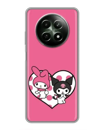 Чехол для Realme 12 5G с картинкой «Kuromi и My Melody» Чехол для Realme 12 5G с картинкой «Kuromi и My Melody»
