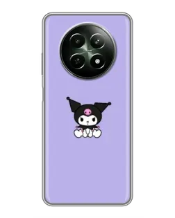 Чехол для Realme 12 5G с картинкой «Kuromi — фиолетовый минимализм» Чехол для Realme 12 5G с картинкой «Kuromi — фиолетовый минимализм»